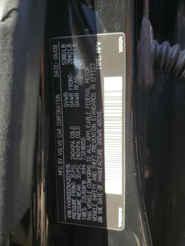 YV4992DZ8A2031016 - 2010 VOLVO XC60 T6 BLACK photo 12