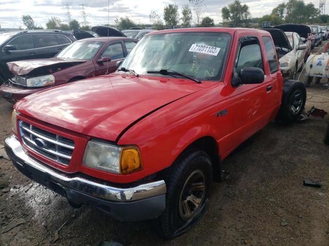 1FTZR44V43PA24775 - 2003 FORD RANGER SUPER CAB RED photo 1