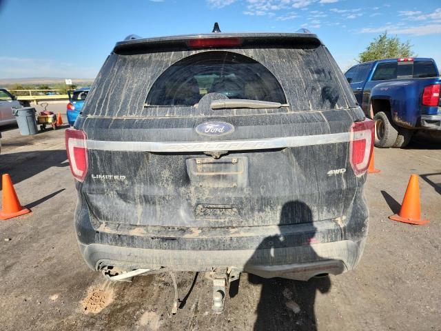 1FM5K8F82HGA43622 - 2017 FORD EXPLORER LIMITED BLACK photo 6