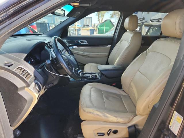 1FM5K8F82HGA43622 - 2017 FORD EXPLORER LIMITED BLACK photo 7