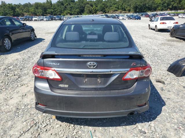 2T1BU4EE8CC855662 - 2012 TOYOTA COROLLA BASE ნაცრისფერი ფოტო 6