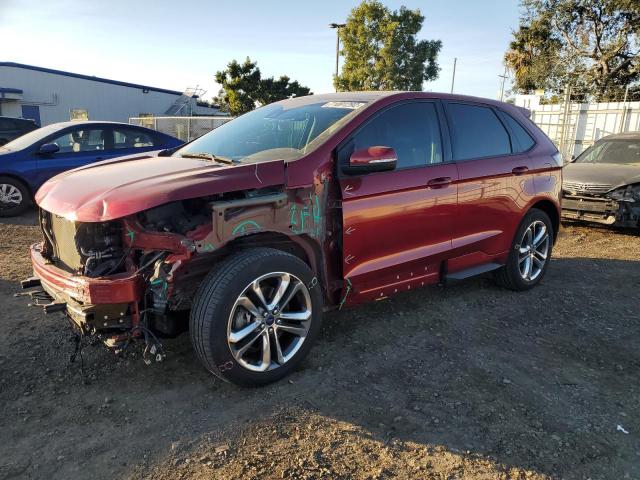 2FMPK4APXGBB89062 - 2016 FORD EDGE SPORT RED photo 1