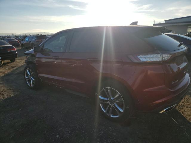 2FMPK4APXGBB89062 - 2016 FORD EDGE SPORT RED photo 2