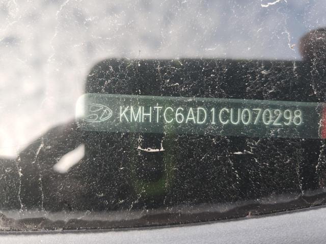 KMHTC6AD1CU070298 - 2012 HYUNDAI VELOSTER RED photo 12