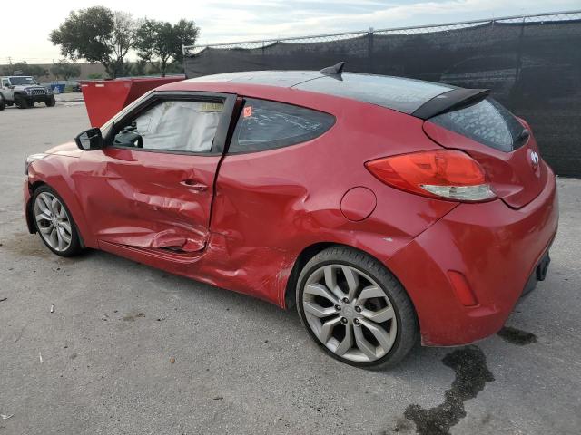 KMHTC6AD1CU070298 - 2012 HYUNDAI VELOSTER RED photo 2