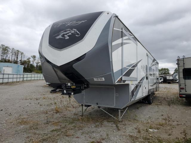 58TCH0BV6K3XJ3061 - 2019 OPEN 5TH WHEEL BROWN photo 2