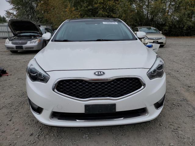 KNALN4D75E5162825 - 2014 KIA CADENZA PREMIUM WHITE photo 5