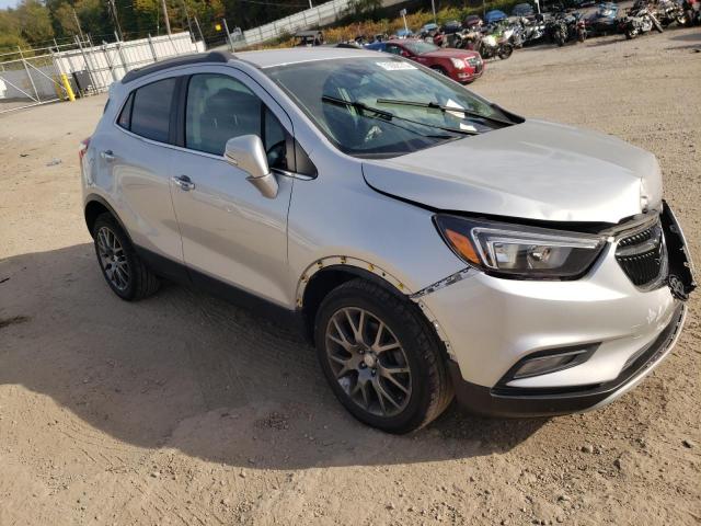 KL4CJ2SM6KB724637 - 2019 BUICK ENCORE SPORT TOURING SILVER photo 4