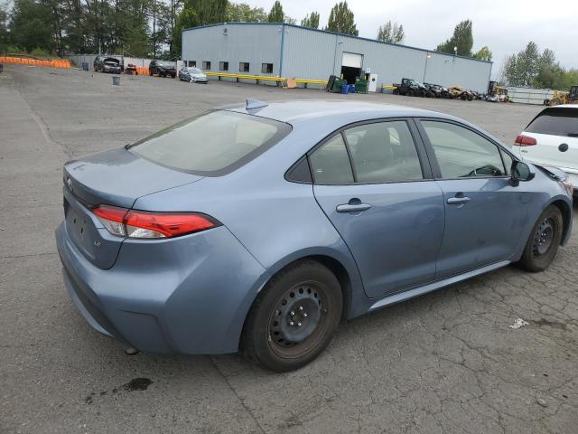 JTDEPMAE4N3008384 - 2022 TOYOTA COROLLA LE BLUE photo 3