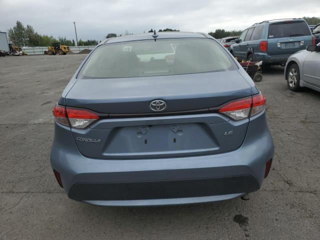 JTDEPMAE4N3008384 - 2022 TOYOTA COROLLA LE BLUE photo 6
