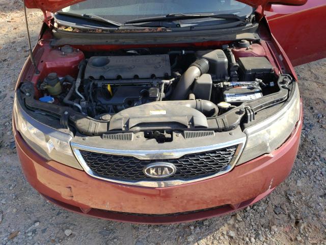 KNAFW5A36B5369169 - 2011 KIA FORTE SX RED photo 11