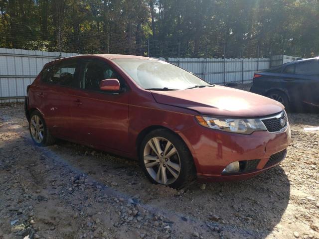 KNAFW5A36B5369169 - 2011 KIA FORTE SX RED photo 4