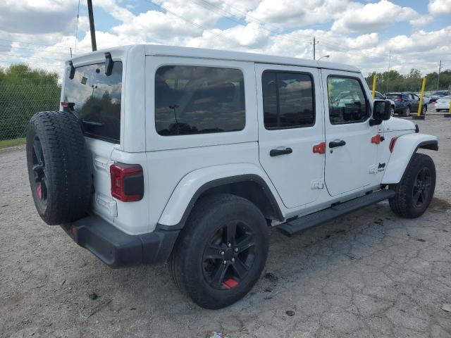 1C4HJXEN0MW741037 - 2021 JEEP WRANGLER UNLIMITED SAHARA WHITE photo 3