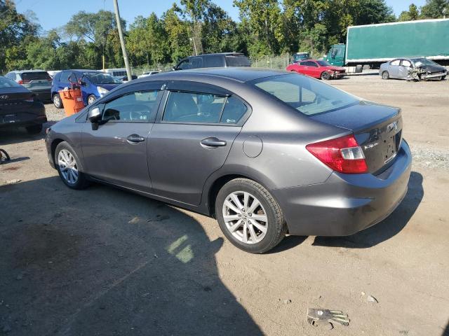 2HGFB2F84CH583574 - 2012 HONDA CIVIC EX GRAY photo 2