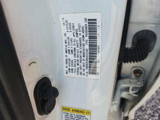 1HGCR3F89EA032580 - 2014 HONDA ACCORD EXL WHITE photo 12