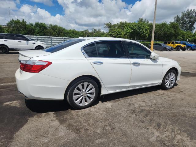 1HGCR3F89EA032580 - 2014 HONDA ACCORD EXL WHITE photo 3