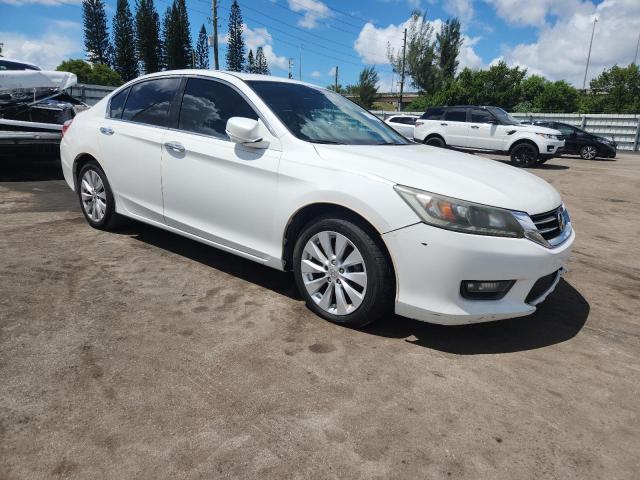 1HGCR3F89EA032580 - 2014 HONDA ACCORD EXL WHITE photo 4