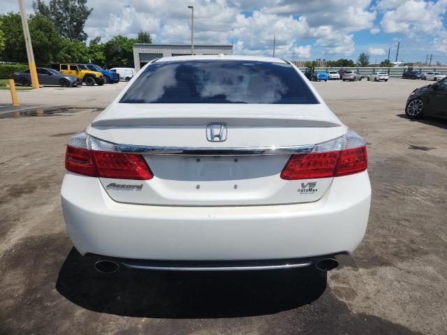 1HGCR3F89EA032580 - 2014 HONDA ACCORD EXL WHITE photo 6
