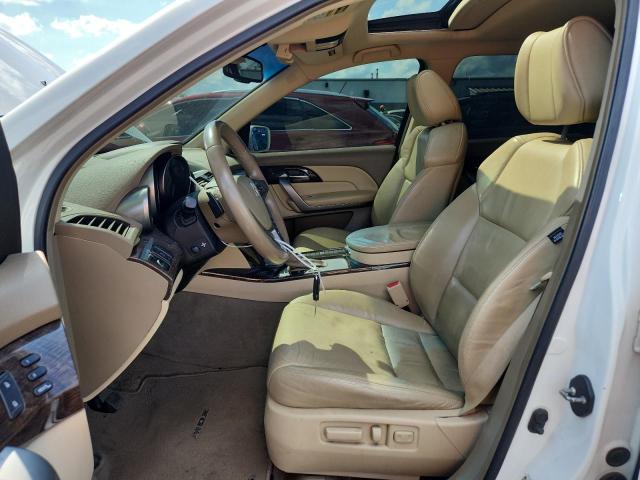 2HNYD2H61AH510036 - 2010 ACURA MDX TECHNOLOGY WHITE photo 7