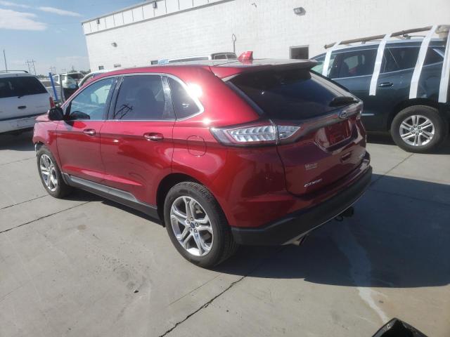 2FMPK4K9XJBC55732 - 2018 FORD EDGE TITANIUM RED photo 2