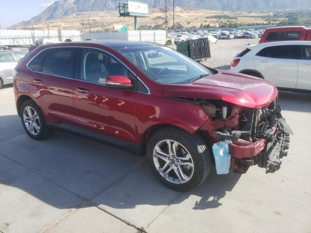 2FMPK4K9XJBC55732 - 2018 FORD EDGE TITANIUM RED photo 4