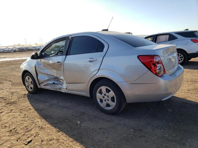 1G1JA5SH6F4136290 - 2015 CHEVROLET SONIC LS GRAY photo 2