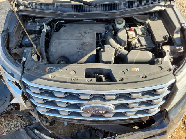 1FM5K8D83HGA52753 - 2017 FORD EXPLORER XLT შავი ფოტო 12