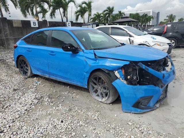 19XFL2H86PE019418 - 2023 HONDA CIVIC SPORT BLUE photo 4