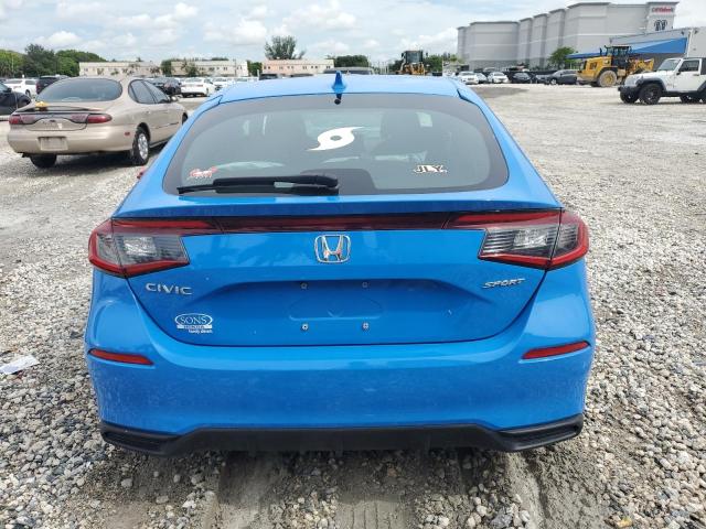 19XFL2H86PE019418 - 2023 HONDA CIVIC SPORT BLUE photo 6