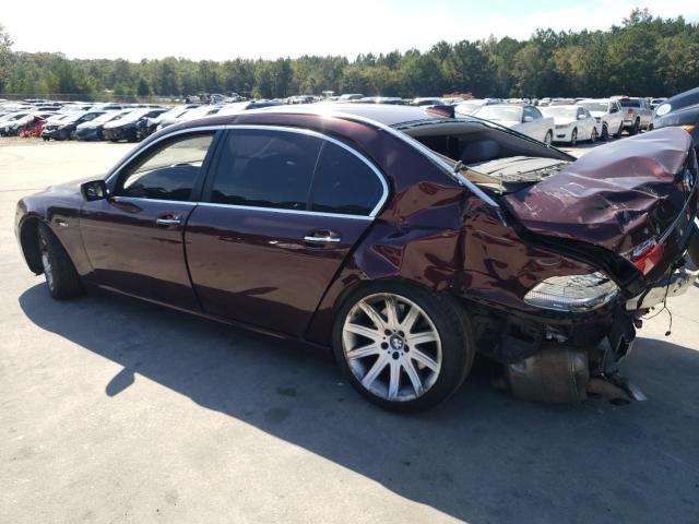 WBAHN835X6DT33959 - 2006 BMW 750 LI BURGUNDY photo 2