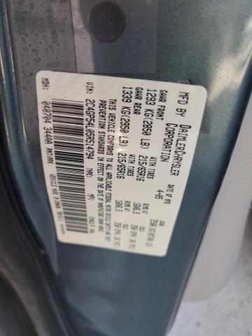 2C4GP54L05R514794 - 2005 CHRYSLER TOWN & COU TOURING Yaşıl foto 13