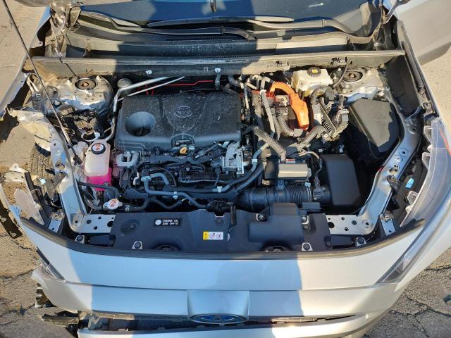 4T3R6RFV1MU011135 - 2021 TOYOTA RAV4 XLE SILVER photo 12