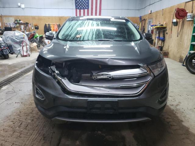 2FMPK4J88JBC04240 - 2018 FORD EDGE SEL GRAY photo 5