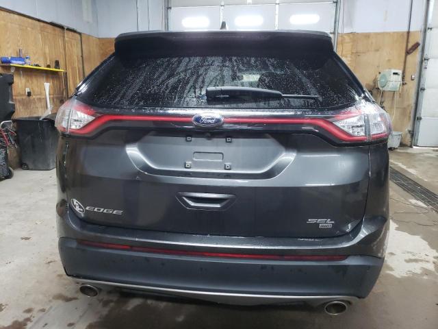 2FMPK4J88JBC04240 - 2018 FORD EDGE SEL GRAY photo 6