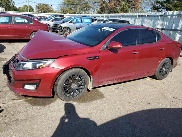 5XXGN4A78FG396110 - 2015 KIA OPTIMA EX RED photo 1