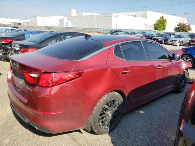 5XXGN4A78FG396110 - 2015 KIA OPTIMA EX RED photo 3