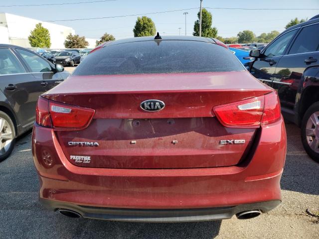 5XXGN4A78FG396110 - 2015 KIA OPTIMA EX RED photo 6