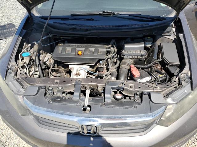 19XFB2F90CE044680 - 2012 HONDA CIVIC EXL GRAY photo 11
