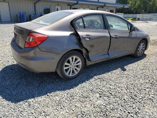 19XFB2F90CE044680 - 2012 HONDA CIVIC EXL GRAY photo 3