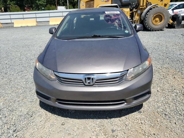 19XFB2F90CE044680 - 2012 HONDA CIVIC EXL GRAY photo 5