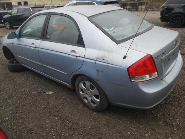 KNAFE122675473573 - 2007 KIA SPECTRA EX BLUE photo 2