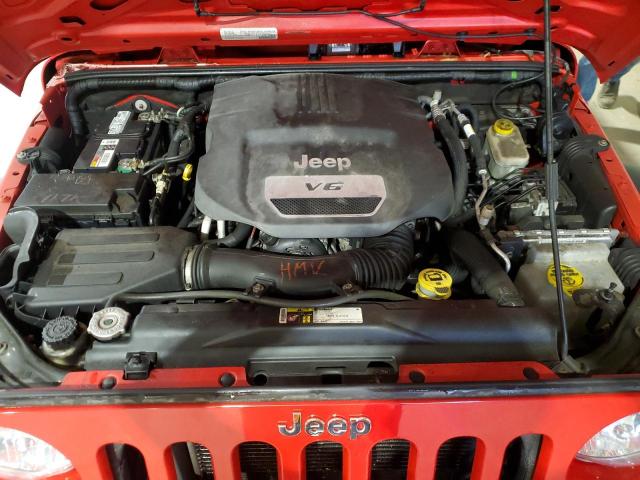 1C4BJWDG6FL702072 - 2015 JEEP WRANGLER U SPORT Rot Foto 12