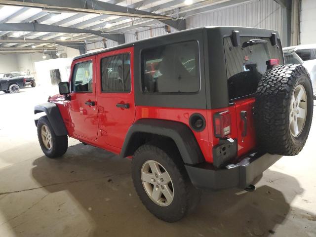 1C4BJWDG6FL702072 - 2015 JEEP WRANGLER U SPORT Rot Foto 2