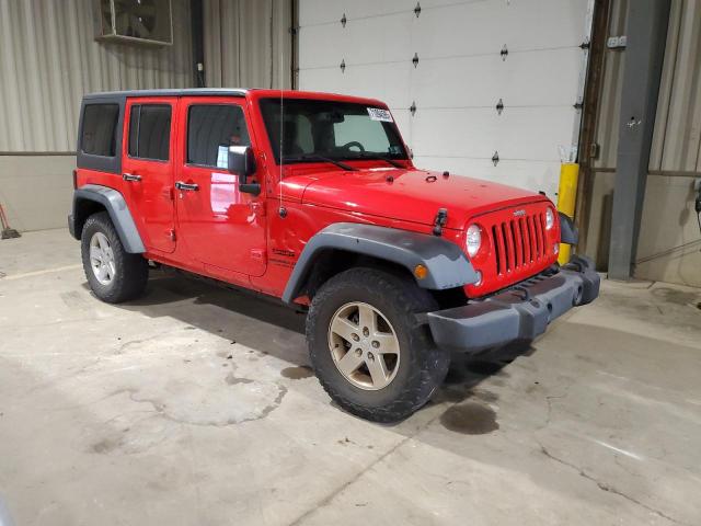 1C4BJWDG6FL702072 - 2015 JEEP WRANGLER U SPORT Rot Foto 4