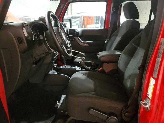 1C4BJWDG6FL702072 - 2015 JEEP WRANGLER U SPORT Rot Foto 7