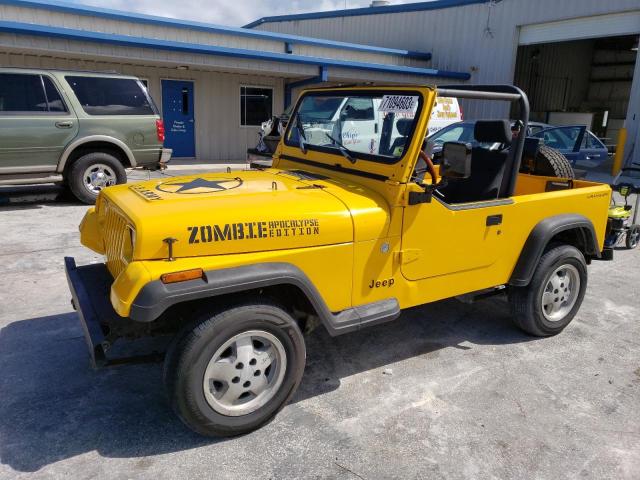 1J4FY19P2SP224383 - 1995 JEEP WRANGLER / S YELLOW photo 1