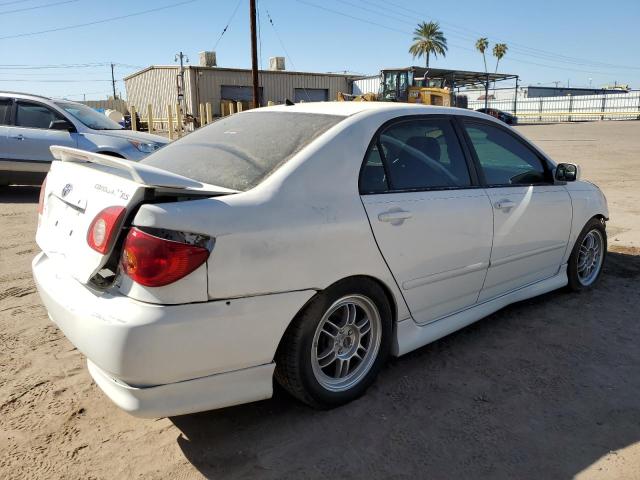 2T1BY30E75C334568 - 2005 TOYOTA COROLLA XRS WHITE photo 3