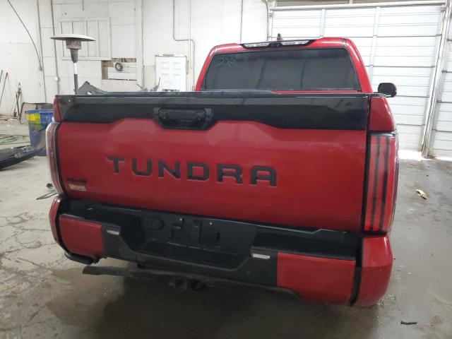 5TFNA5DB0NX009825 - 2022 TOYOTA TUNDRA CREWMAX PLATINUM მუქწითელი ფოტო 6