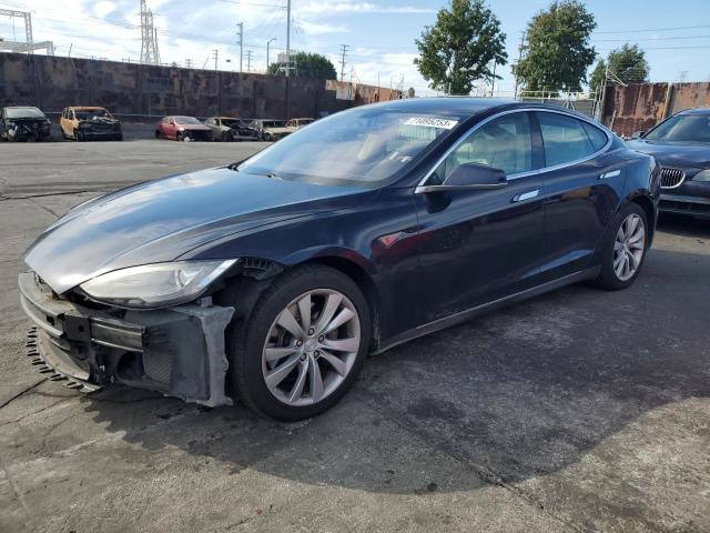 5YJSA1S12EFP44273 - 2014 TESLA MODEL S Կապույտ լուսանկար 1