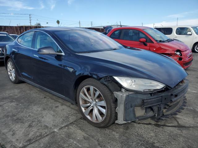 5YJSA1S12EFP44273 - 2014 TESLA MODEL S Կապույտ լուսանկար 4
